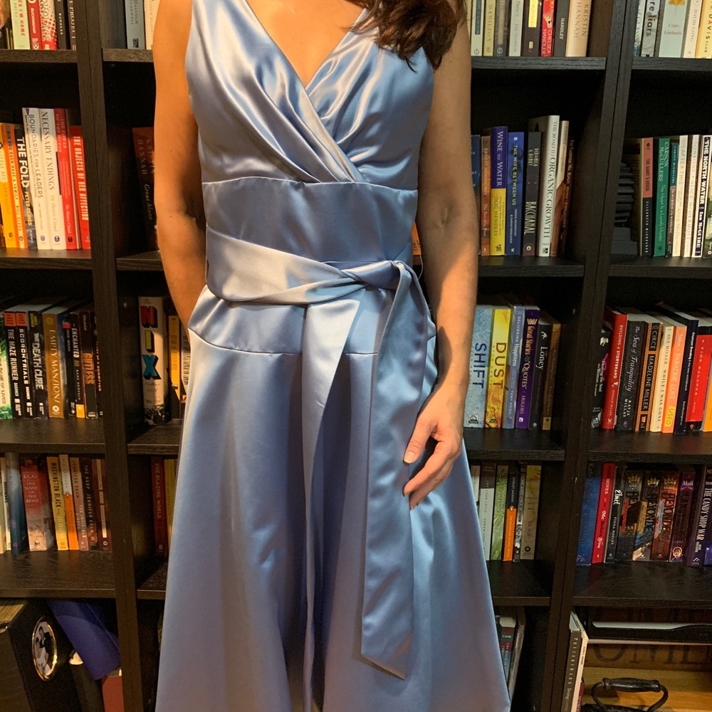 Max & Cleo Powder Light Blue Semi-Formal Dress